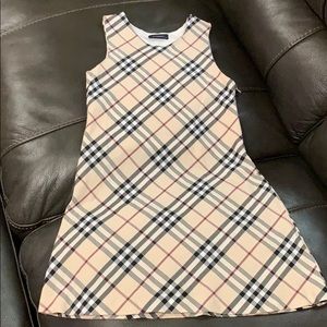 Burberry Nova Check dress jumper girls size 8